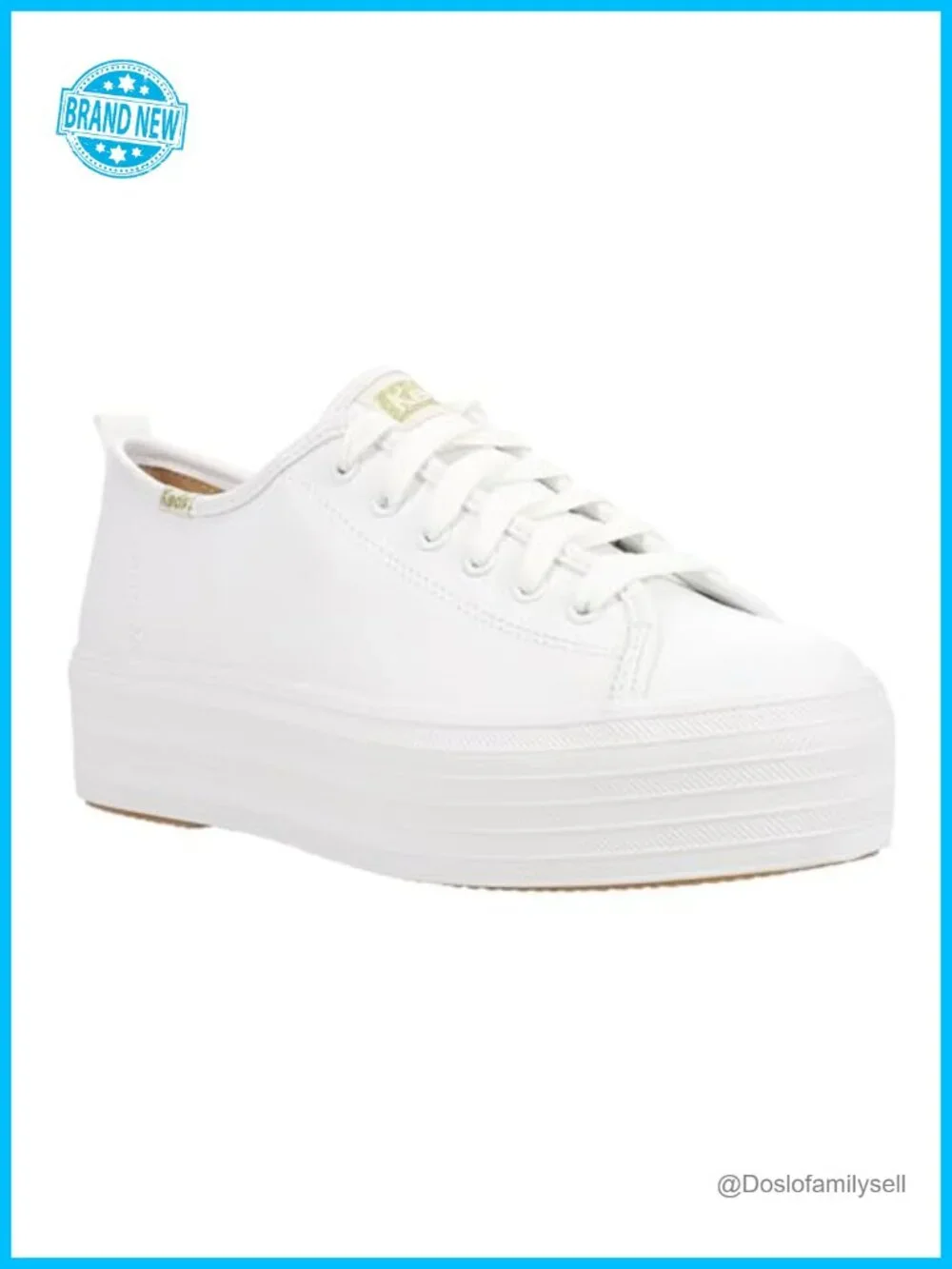 Platform Lace Up Sneakers Cushioned Lightweight Leather Lining